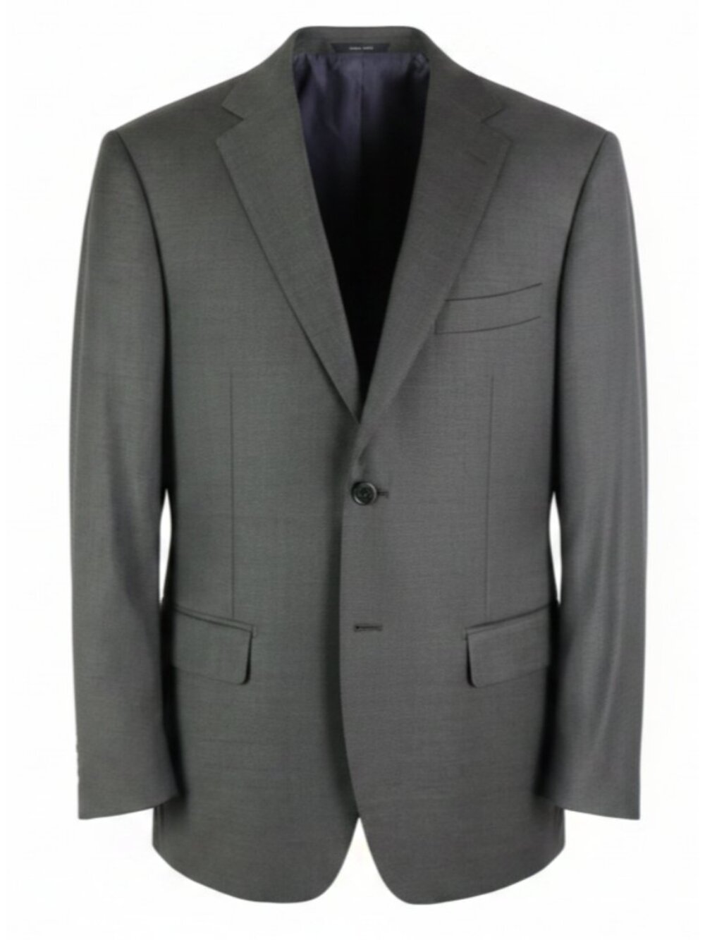 Suit Supply Blazer Mens 46R Gray Two Button Vented Working Cuff Super 110s